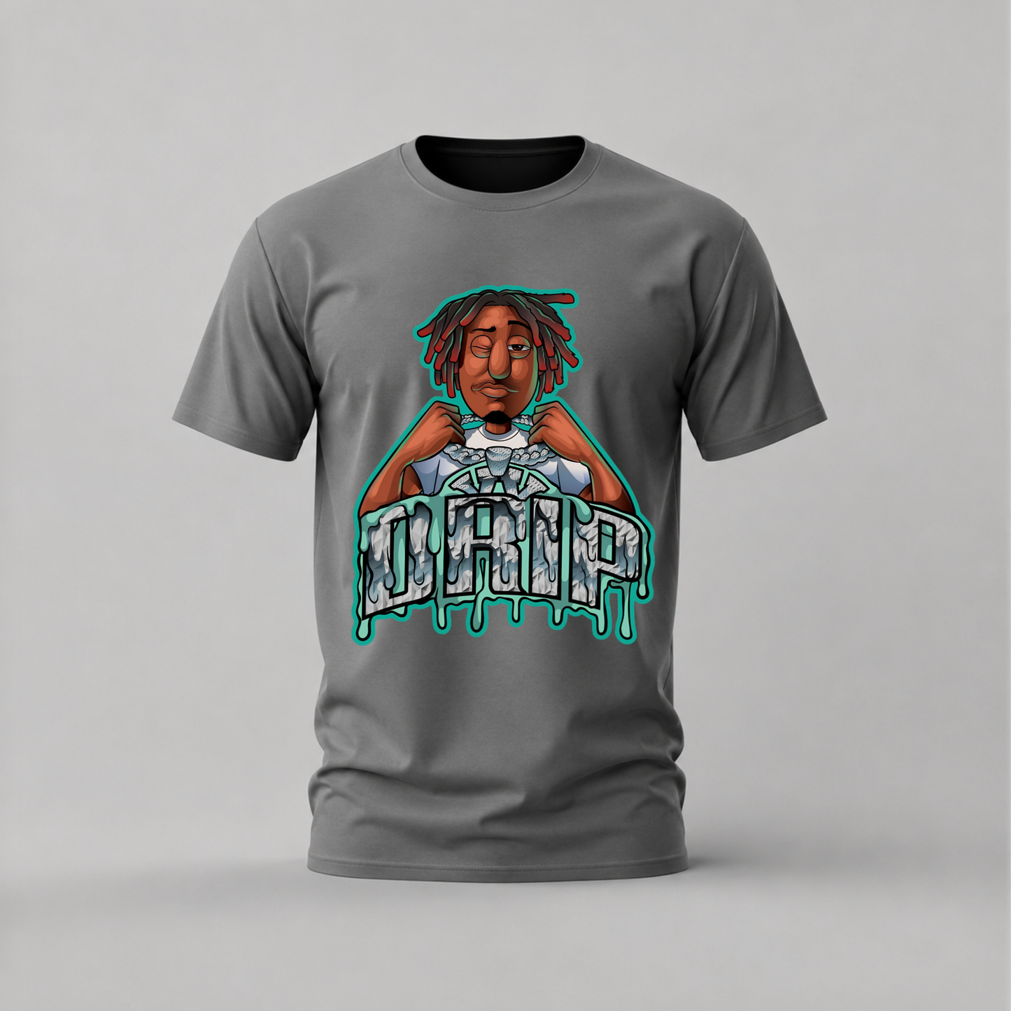 DRIP Cartoon Graphic T-Shirt