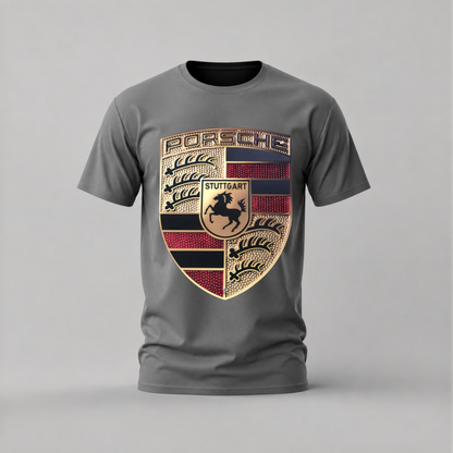 PORSCHE Crest Logo Graphic T-Shirt