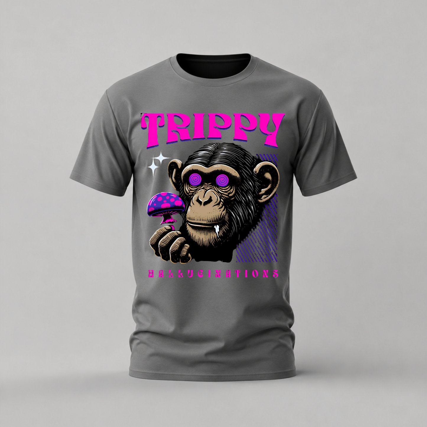 TRIPPY MONKEY Hallucinations Graphic T-Shirt