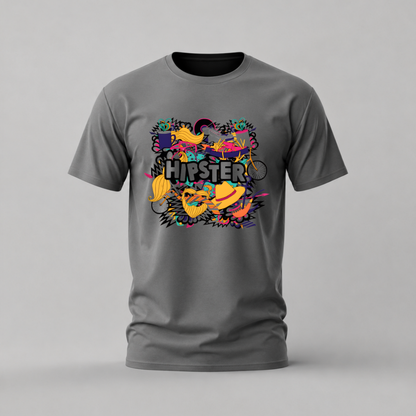 HIPSTER Collage Graphic T-Shirt