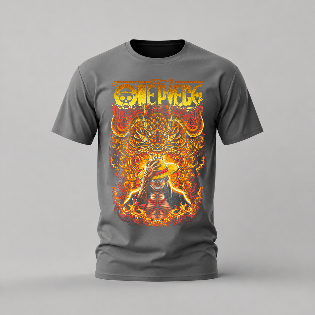 LUFFY FIRE DRAGON Graphic T-Shirt
