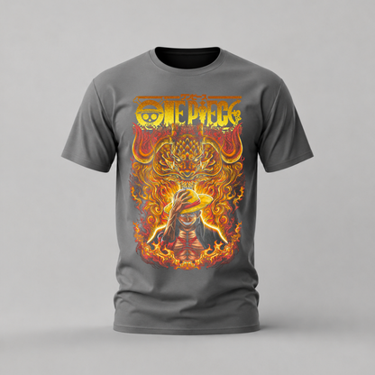 LUFFY FIRE DRAGON Graphic T-Shirt