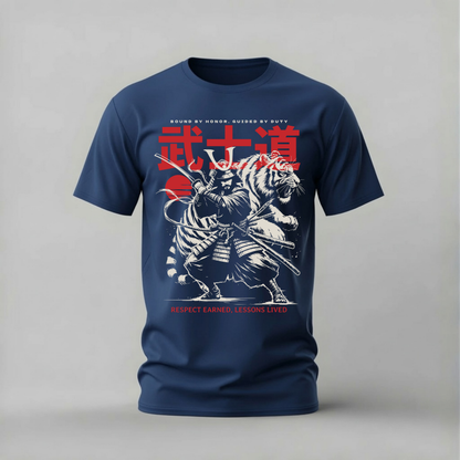 BUSHIDO SAMURAI TIGER Graphic T-Shirt
