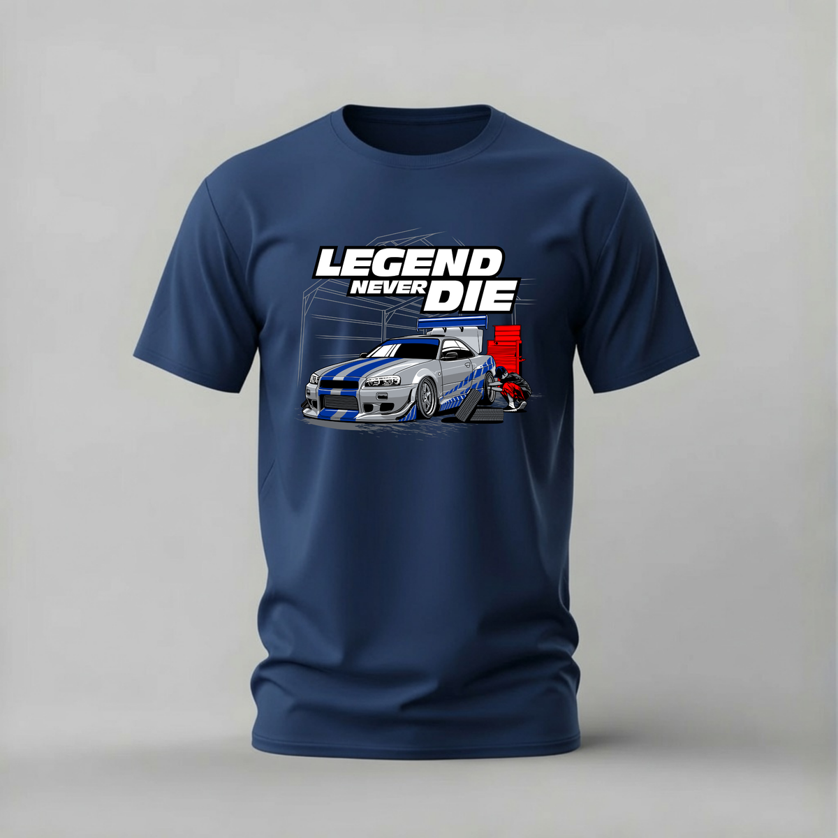 LEGEND NEVER DIE Graphic T-Shirt