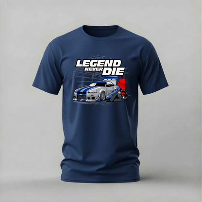 LEGEND NEVER DIE Graphic T-Shirt