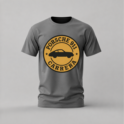 PORSCHE 911 CARRERA Logo Graphic T-Shirt