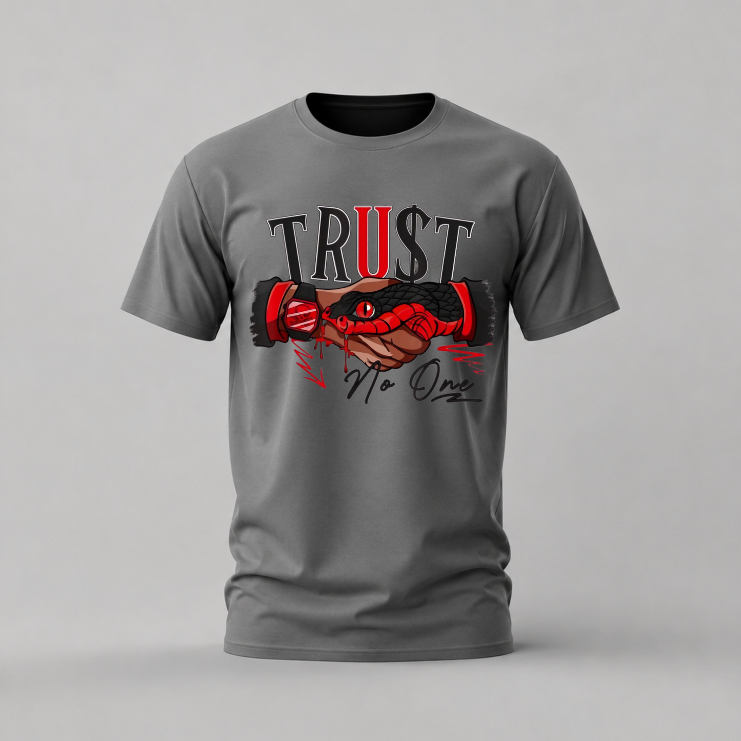 TRUST NO ONE Graphic T-Shirt