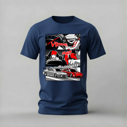 VROOM BANG Comic Graphic T-Shirt