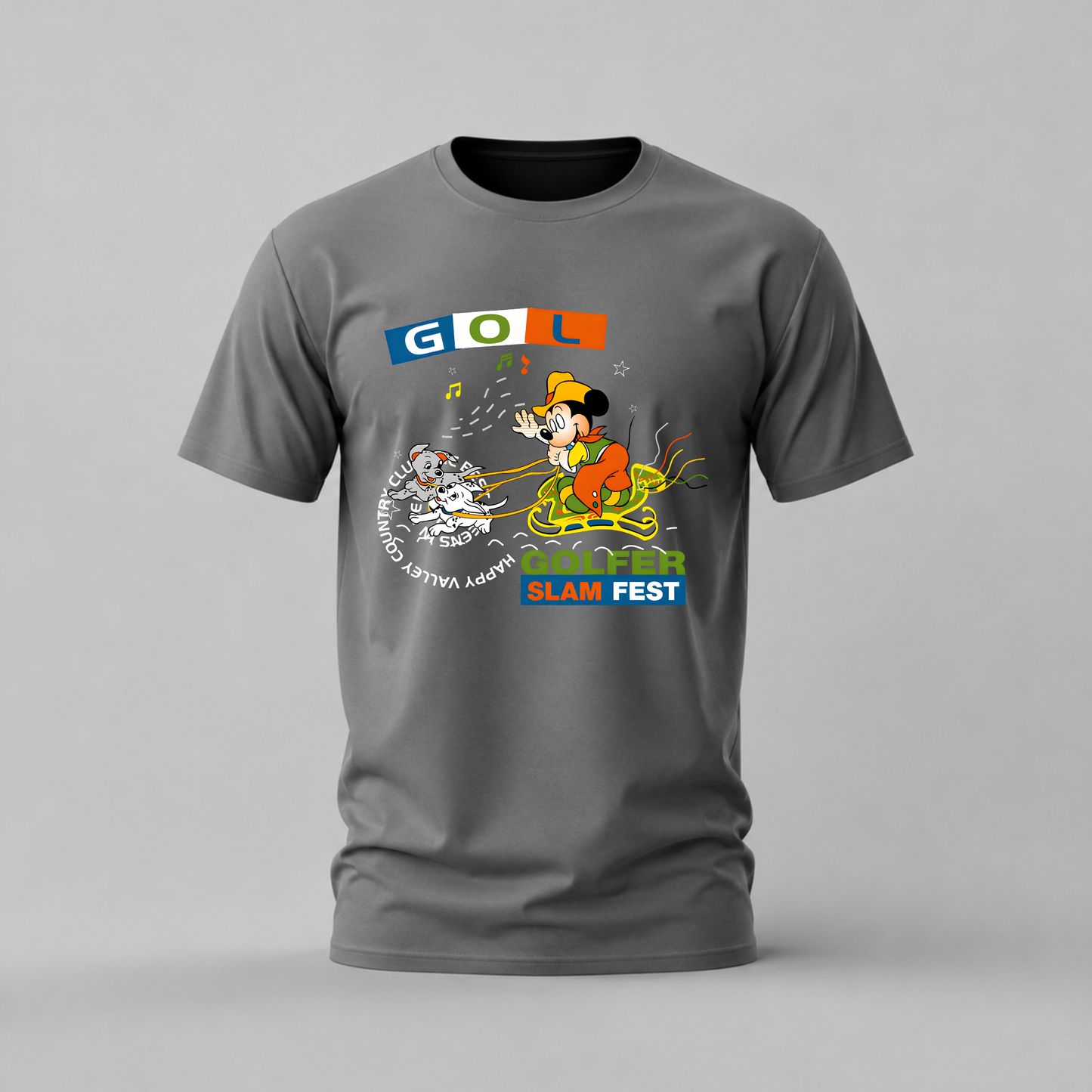 GOLFER SLAM FEST Mickey Graphic T-Shirt
