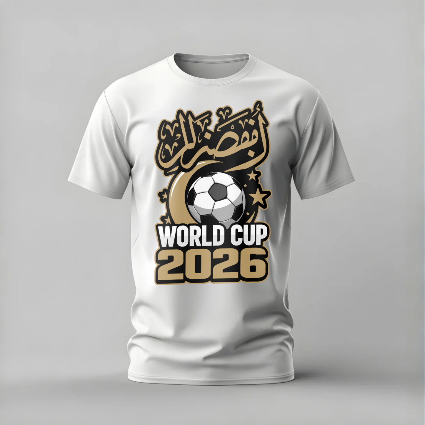 WORLD CUP 2026 Arabic Calligraphy Graphic T-Shirt
