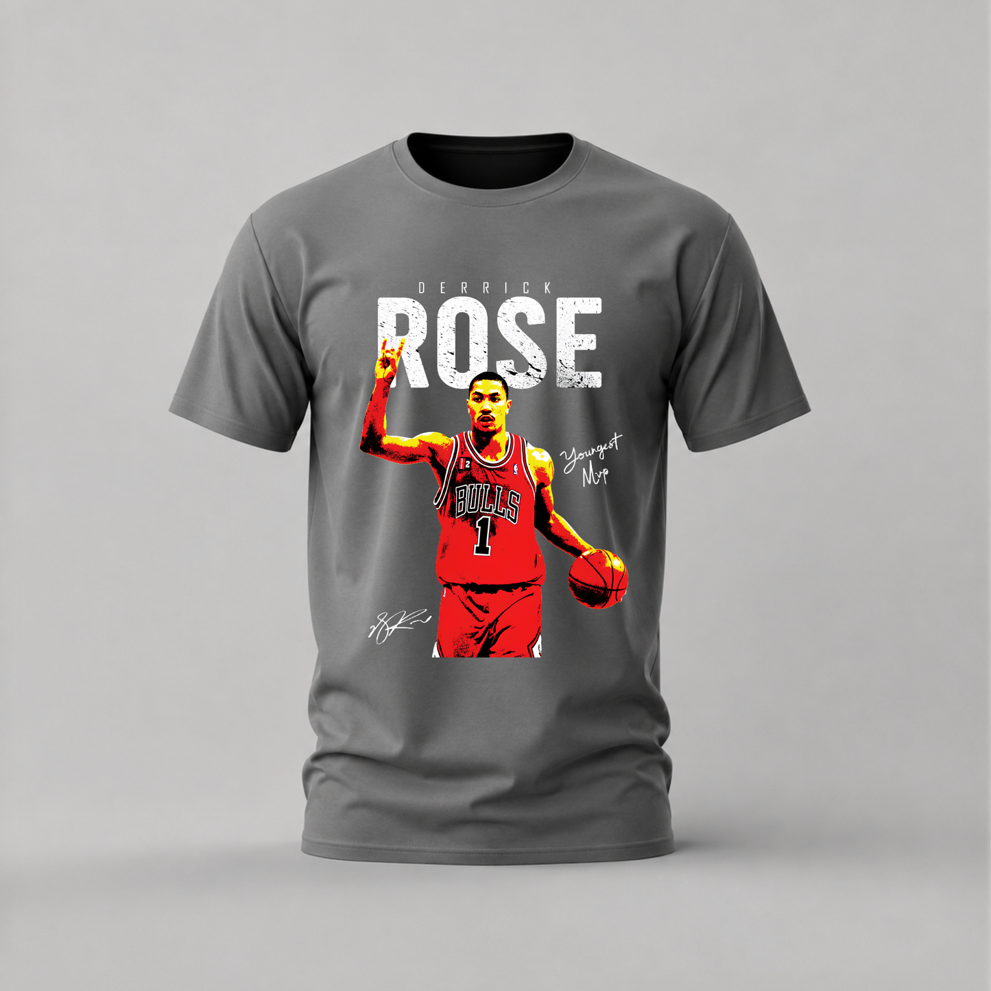 DERRICK ROSE Youngest MVP Graphic T-Shirt