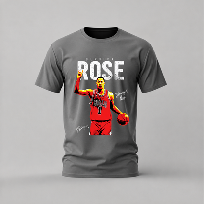 DERRICK ROSE Youngest MVP Graphic T-Shirt