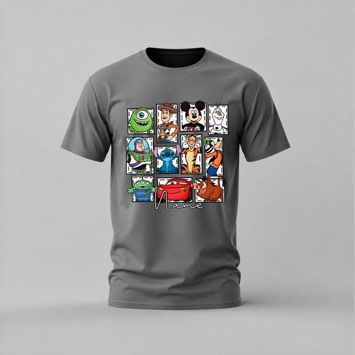 Disney Pixar Characters Collage T-Shirt