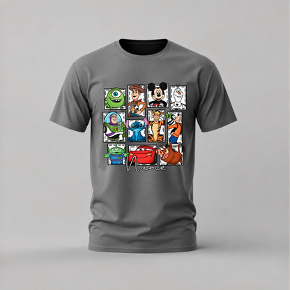 Disney Pixar Characters Collage T-Shirt
