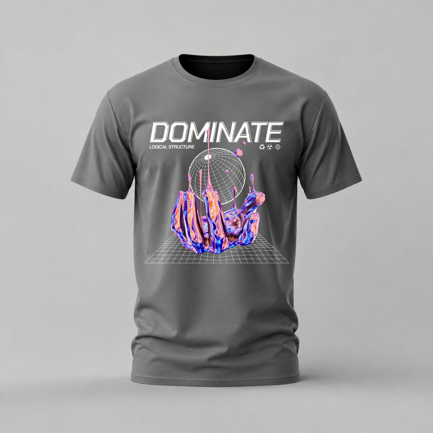 DOMINATE Logical Structure Graphic T-Shirt