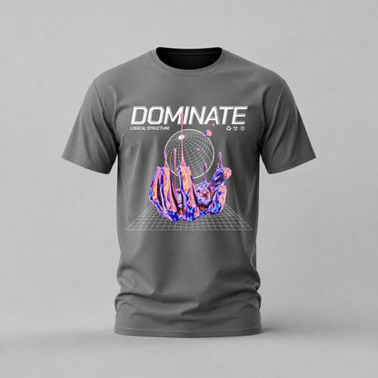 DOMINATE Logical Structure Graphic T-Shirt