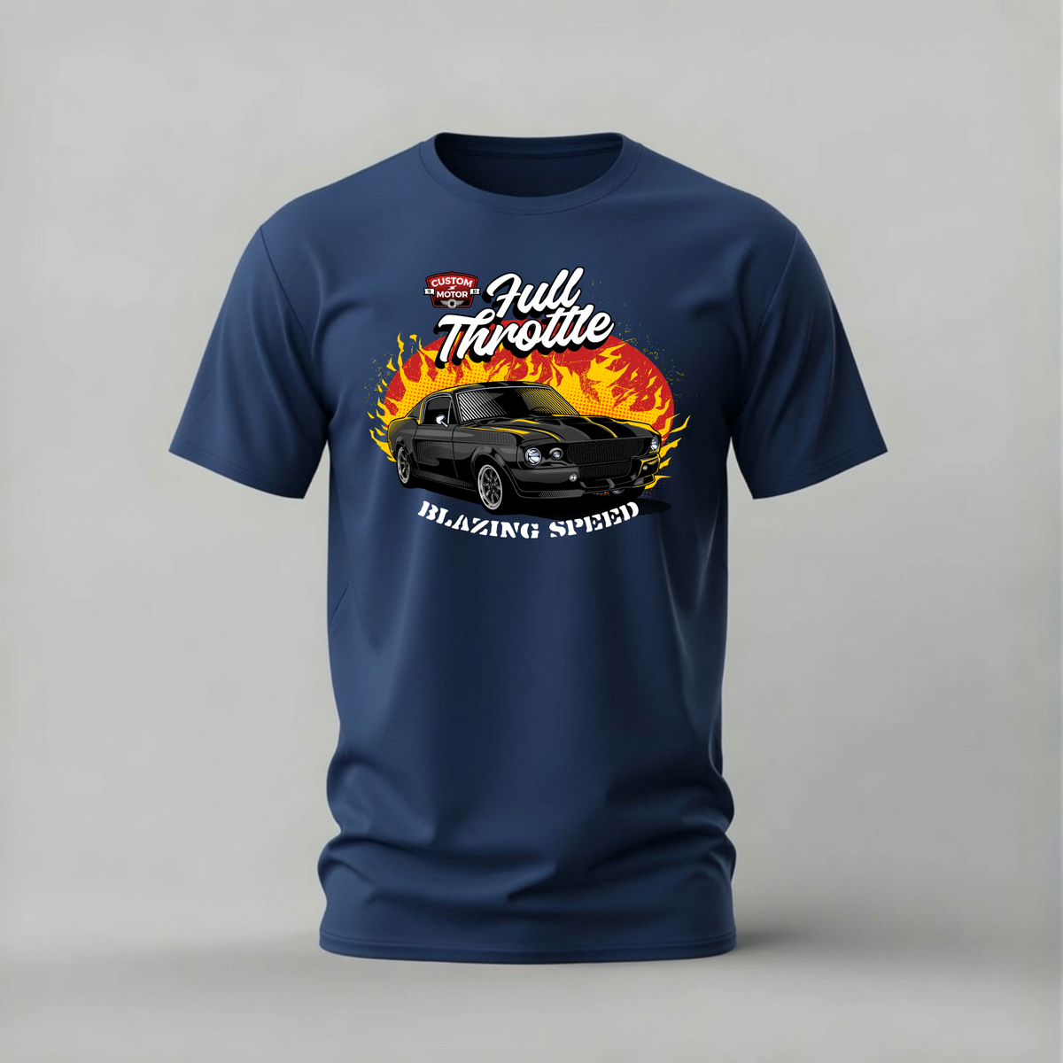 FULL THROTTLE MUSTANG Graphic T-Shirt