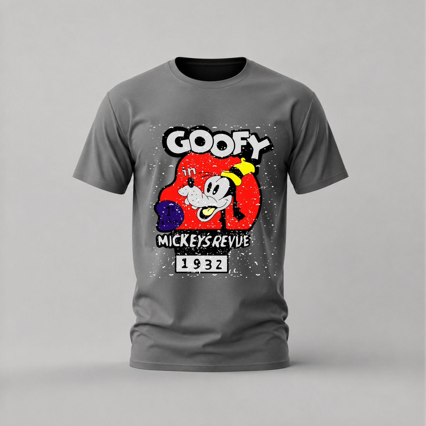 GOOFY Mickey's Revue 1932 Graphic T-Shirt