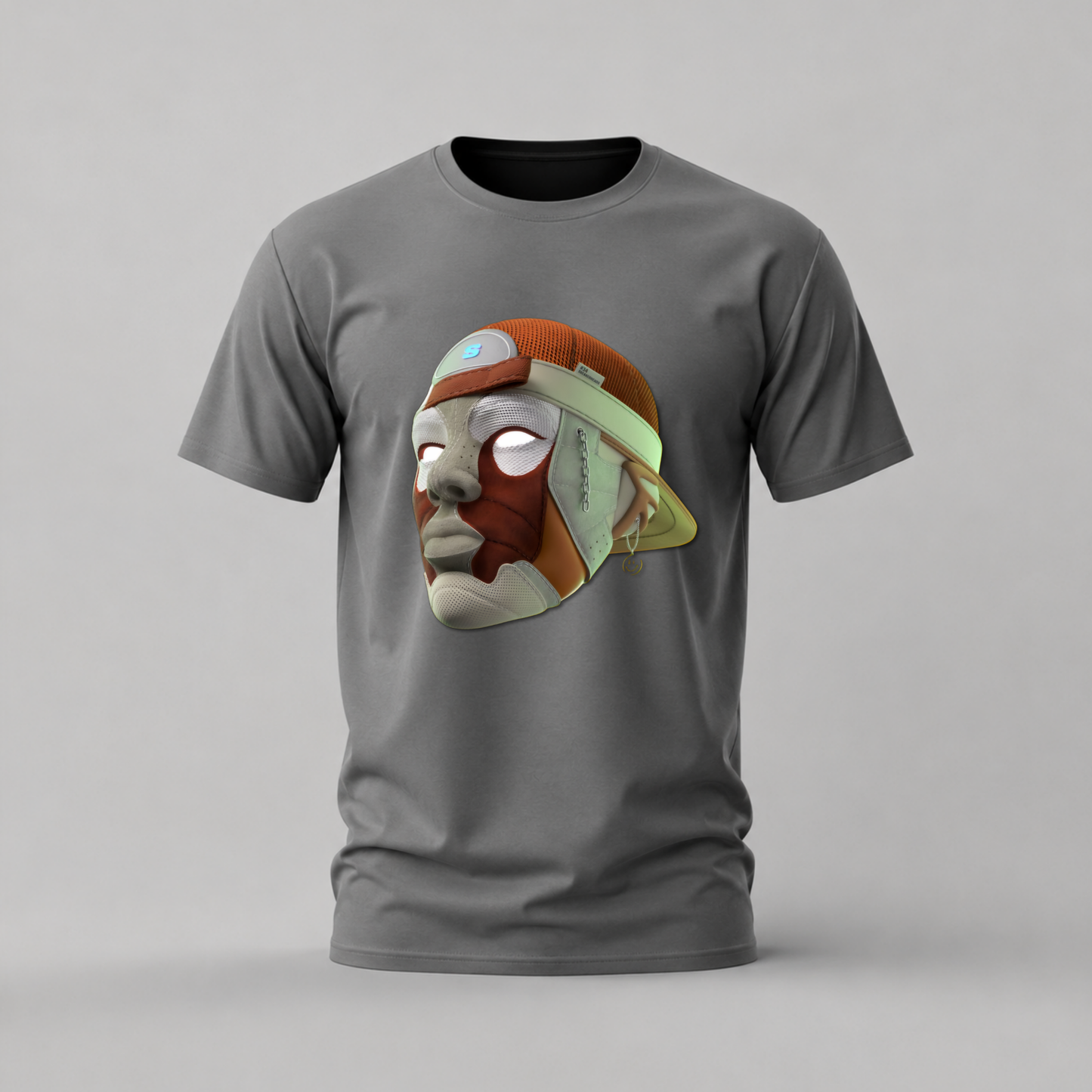 SNEAKER HEAD Mask Graphic T-Shirt
