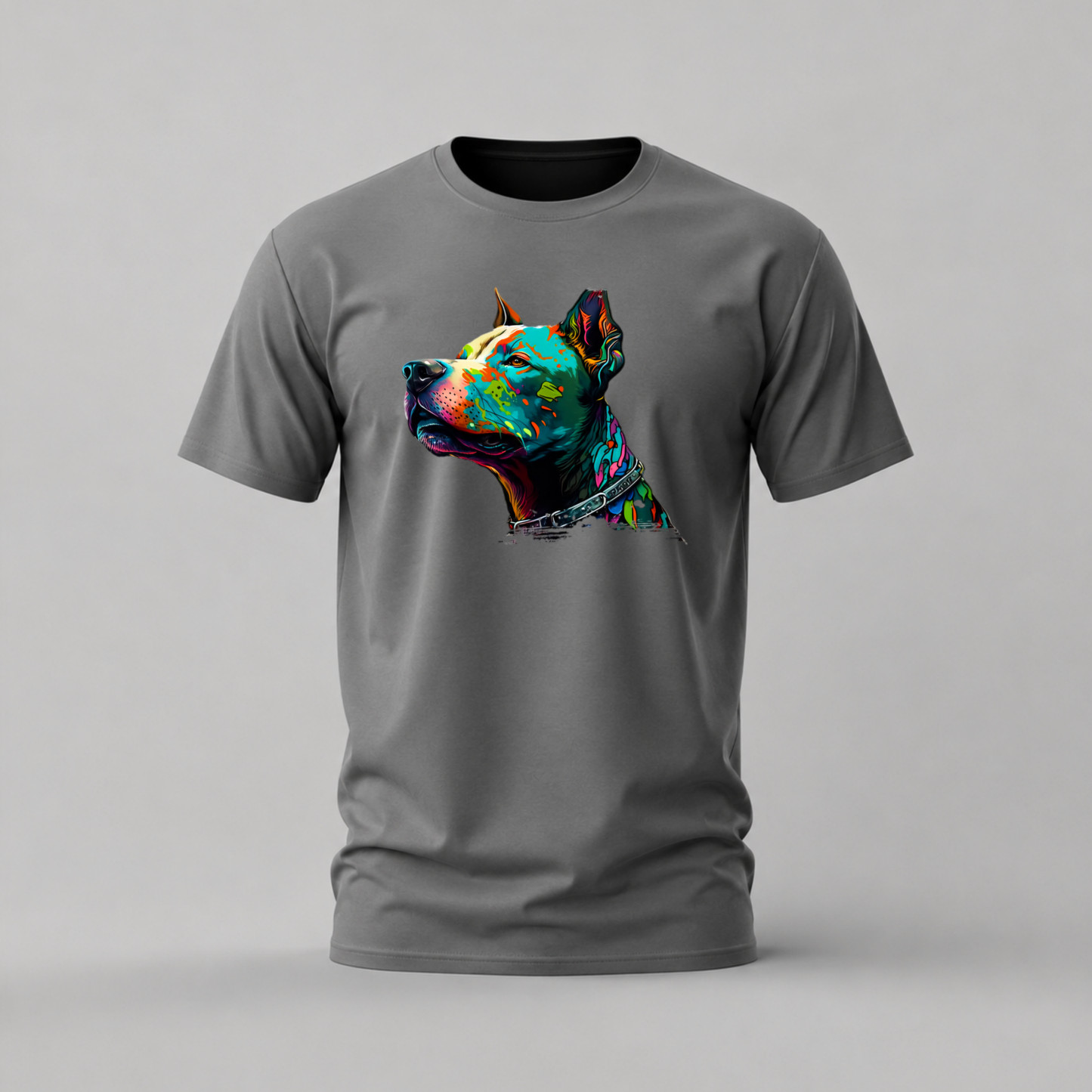 COLORFUL PAINTED DOG Graphic T-Shirt