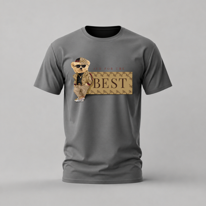 AIM FOR THE BEST Teddy Graphic T-Shirt