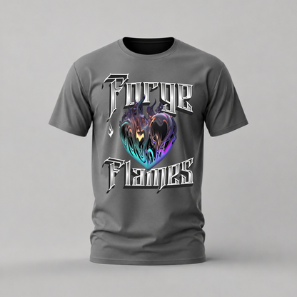 FORGE FLAMES Heart Graphic T-Shirt