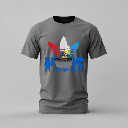 BART SIMPSON Adidas DJ Graphic T-Shirt