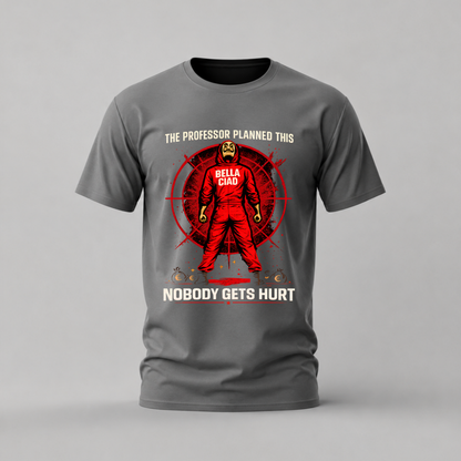 MONEY HEIST Professor Graphic T-Shirt