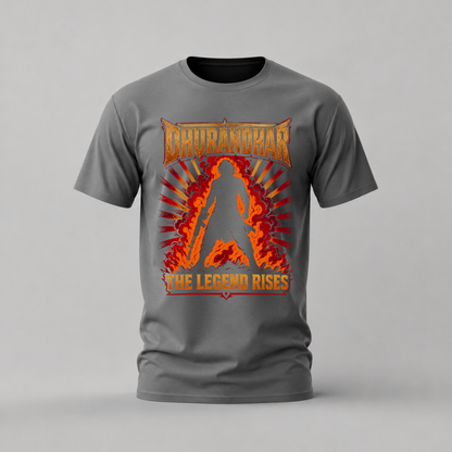 DHURANDHAR The Legend Rises Graphic T-Shirt