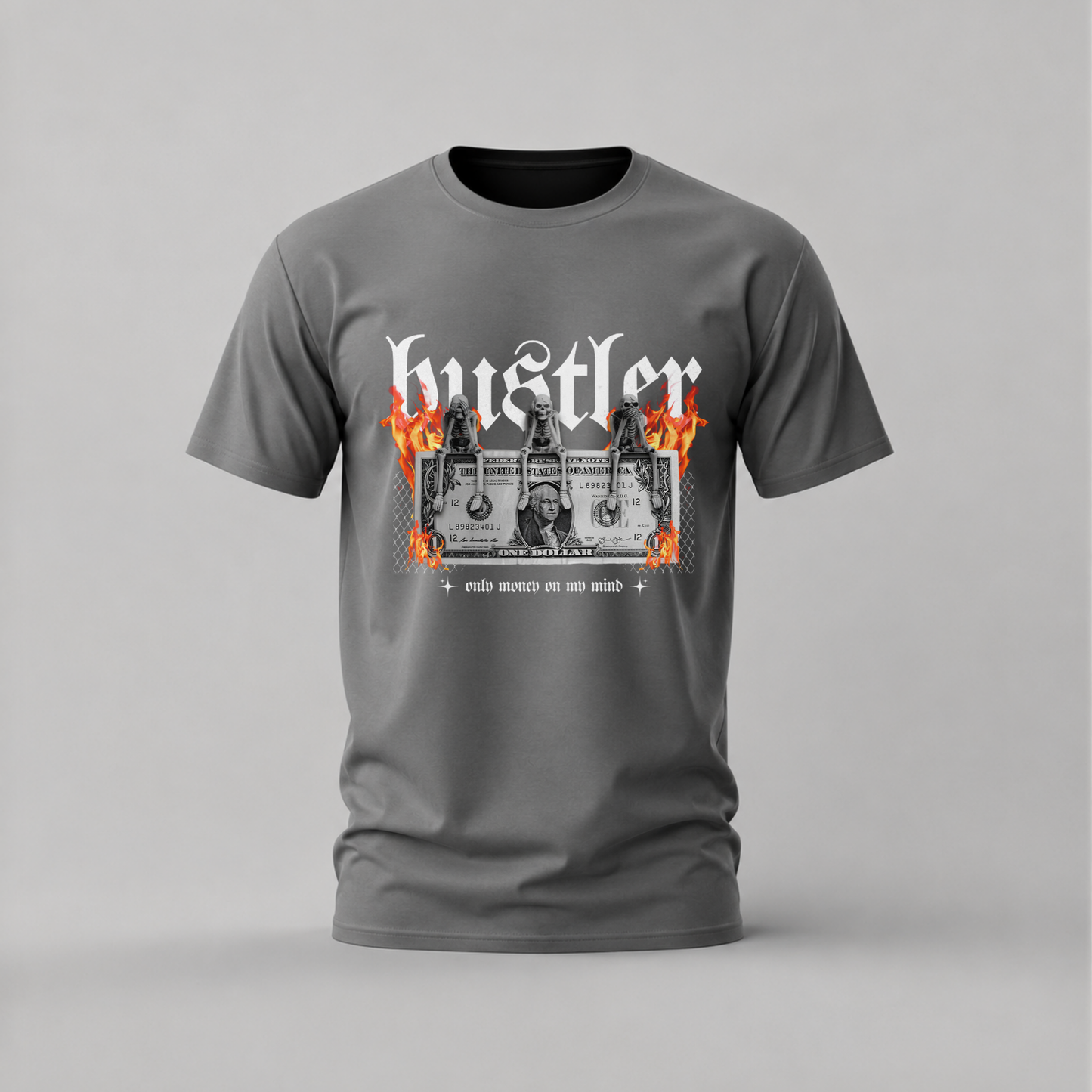 HUSTLER Money Mind Graphic T-Shirt