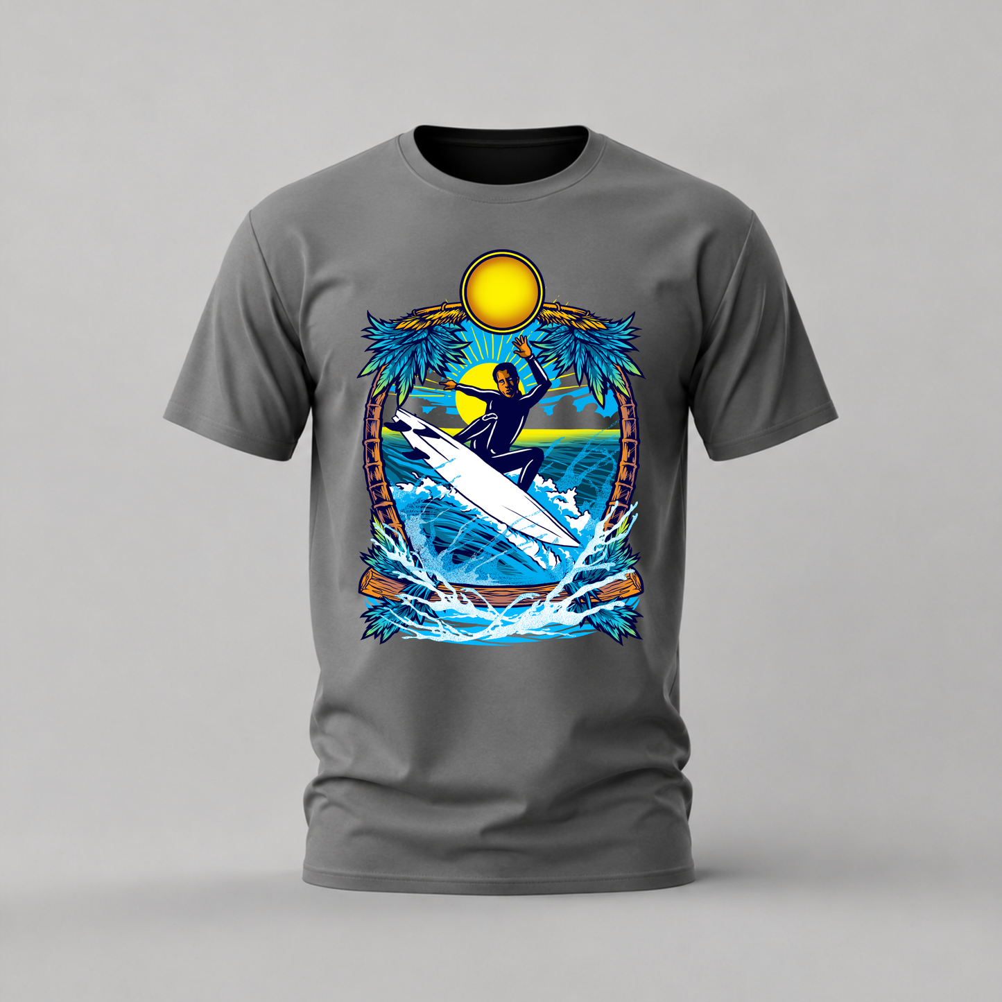 TROPICAL SURFER Graphic T-Shirt