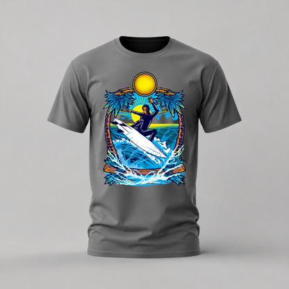 TROPICAL SURFER Graphic T-Shirt