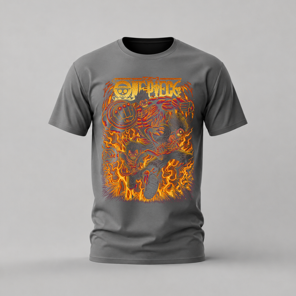 LUFFY GEAR FIRE Graphic T-Shirt