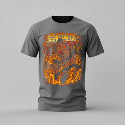 LUFFY GEAR FIRE Graphic T-Shirt
