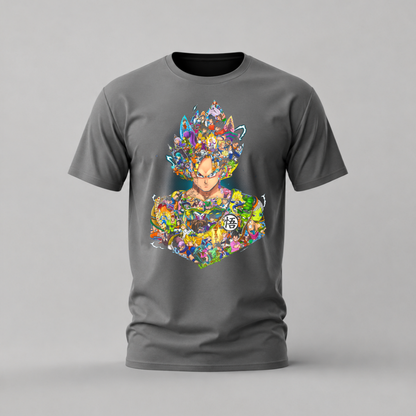DRAGON BALL GOKU Collage Graphic T-Shirt