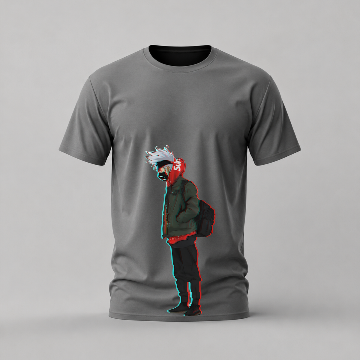 SUPREME KAKASHI Graphic T-Shirt