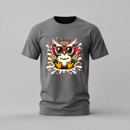 COOL OWL Sunglasses Graphic T-Shirt