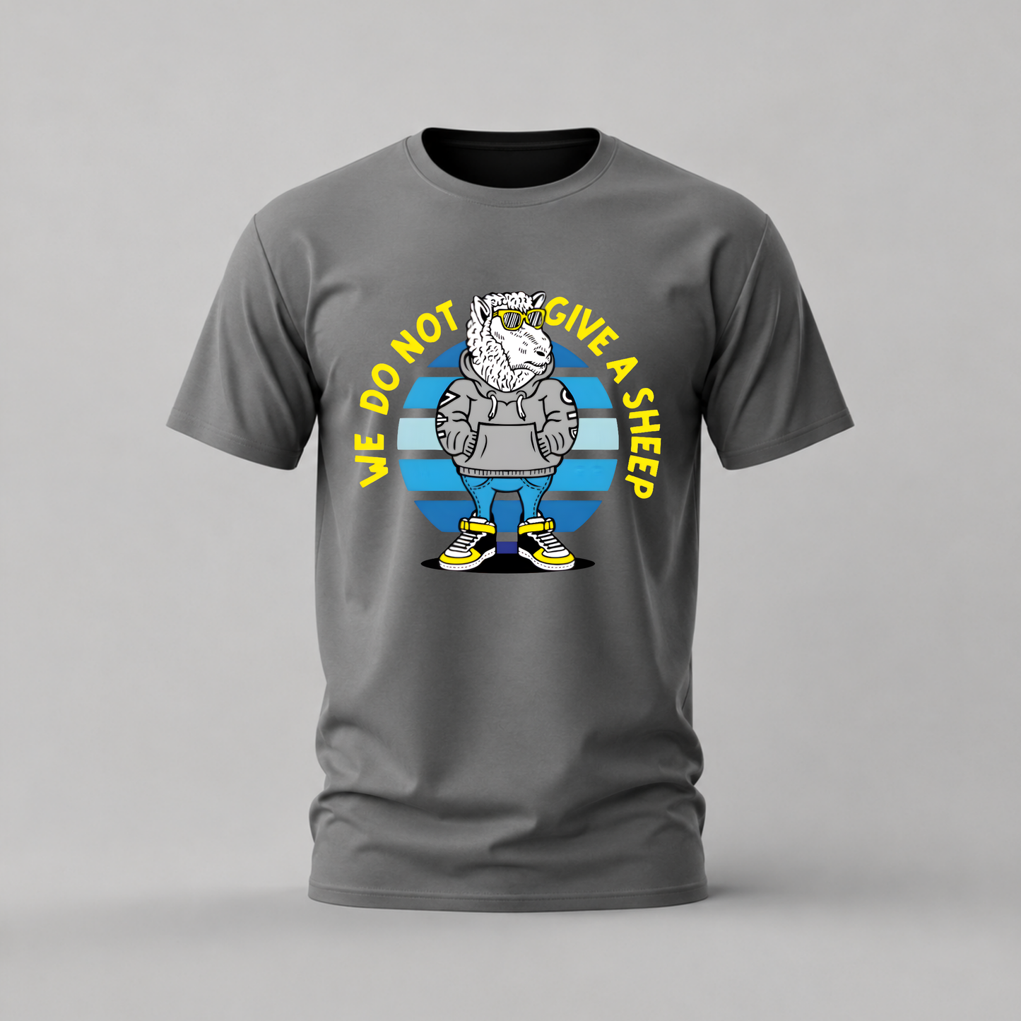 WE DO NOT GIVE A SHEEP Graphic T-Shirt