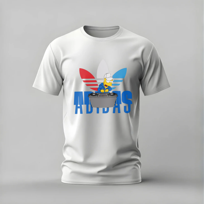 BART SIMPSON Adidas DJ Graphic T-Shirt