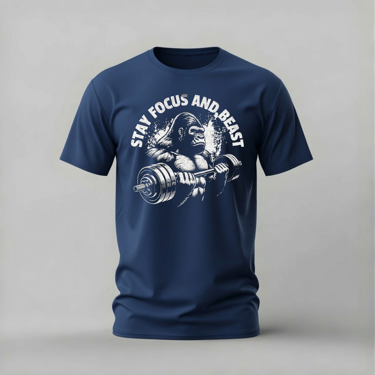 STAY FOCUS AND BEAST Graphic T-Shirt