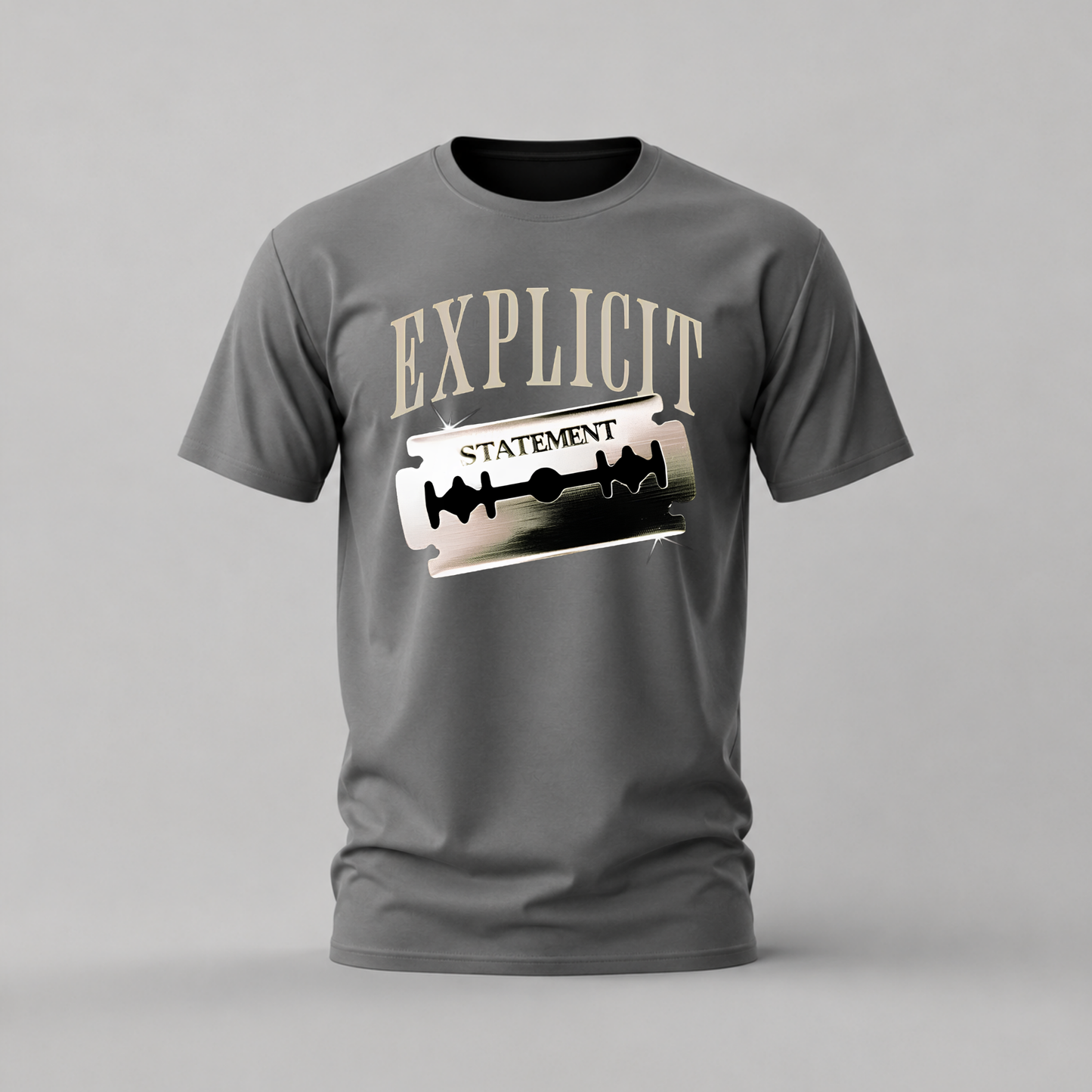 EXPLICIT STATEMENT Razor Graphic T-Shirt