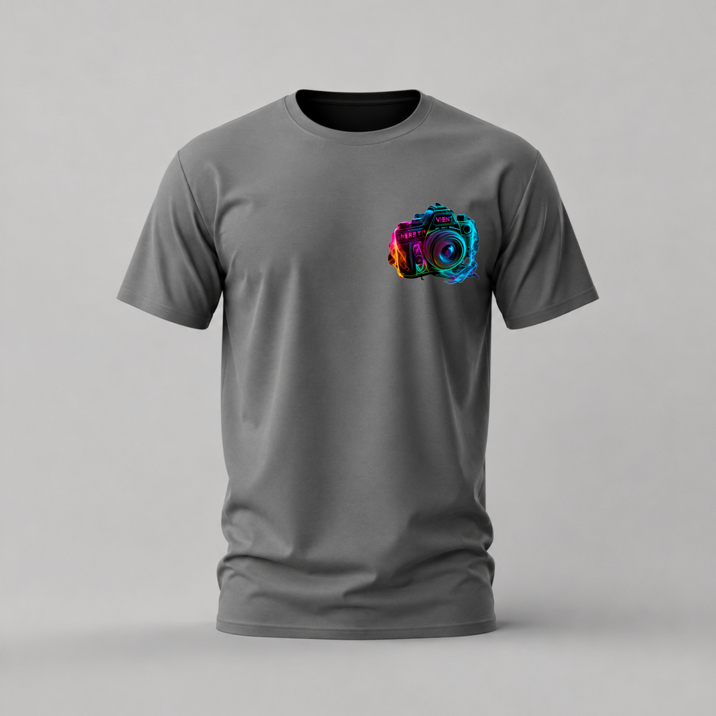 NEON CAMERA Graphic T-Shirt
