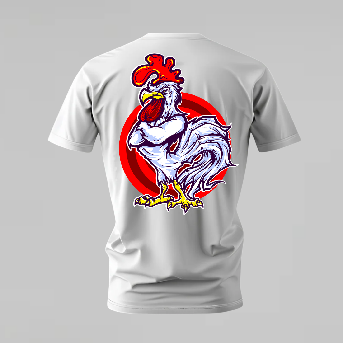 MUSCULAR ROOSTER Graphic T-Shirt