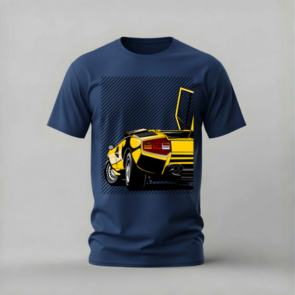 YELLOW LAMBORGHINI COUNTACH Graphic T-Shirt