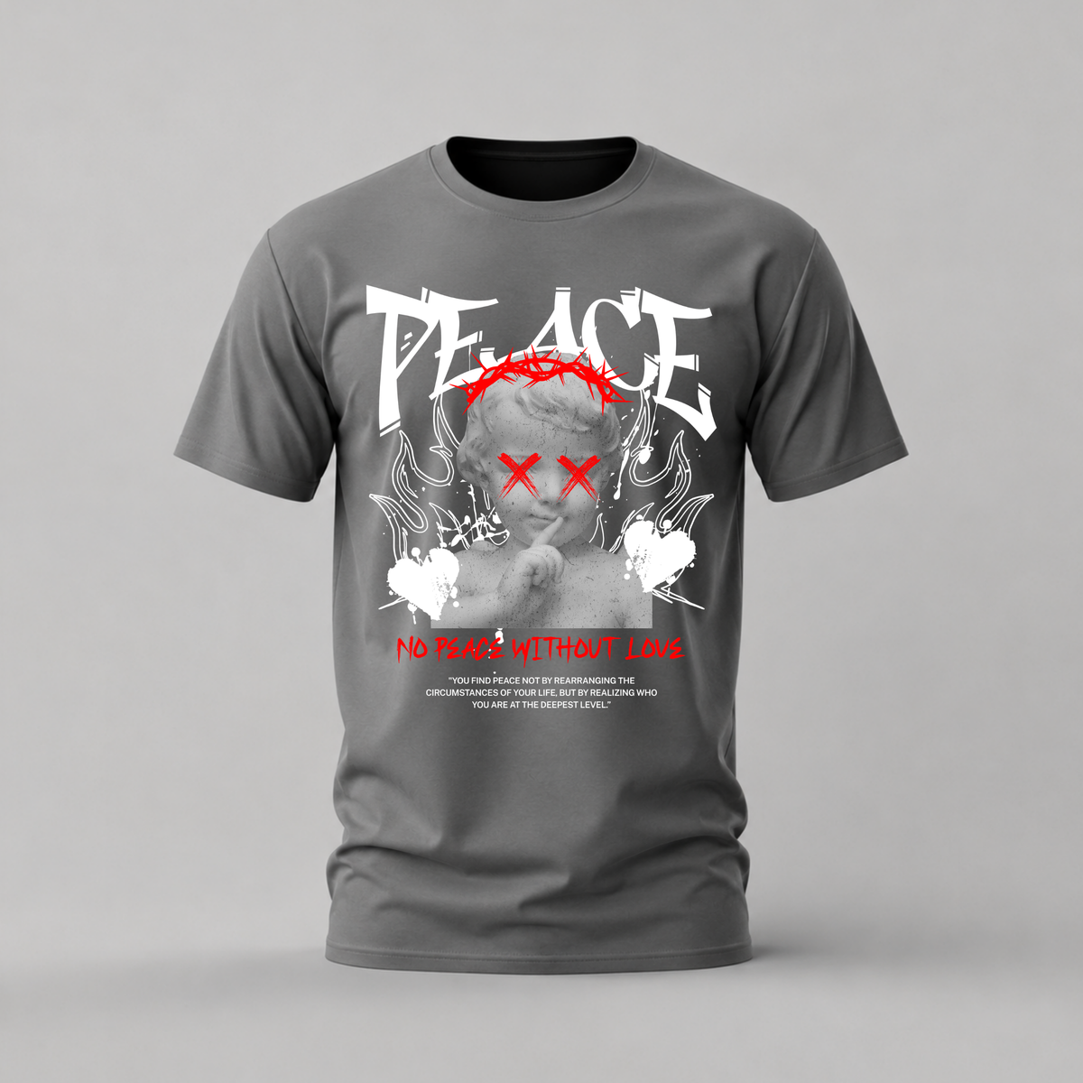 NO PEACE WITHOUT LOVE Graphic T-Shirt