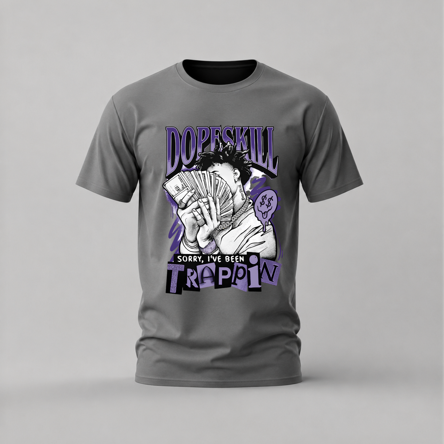 DOPESKILL Trappin Graphic T-Shirt