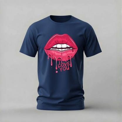 I LOVE YOU LIPS Graphic T-Shirt