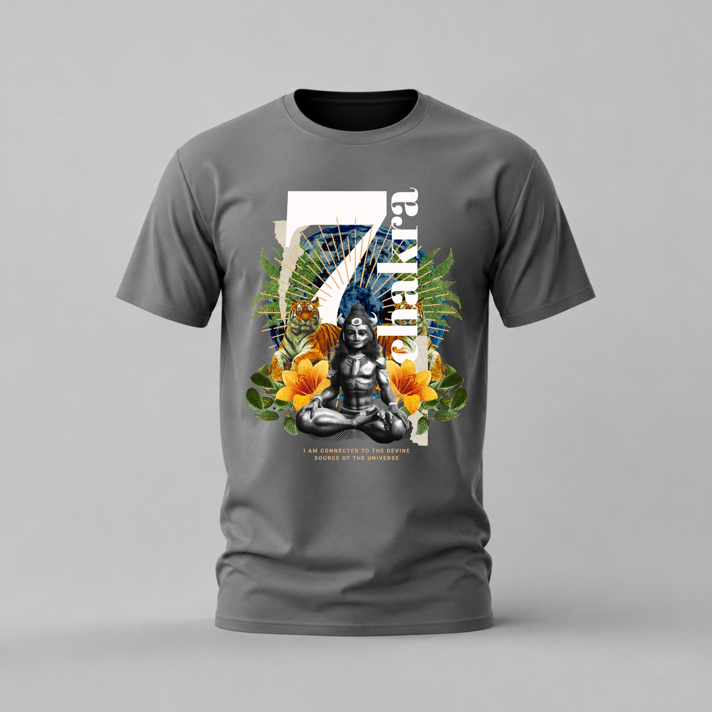 7 CHAKRA Graphic T-Shirt