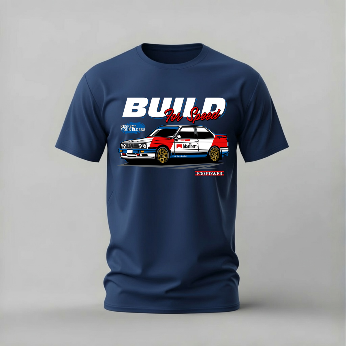 BUILD FOR SPEED E30 Graphic T-Shirt
