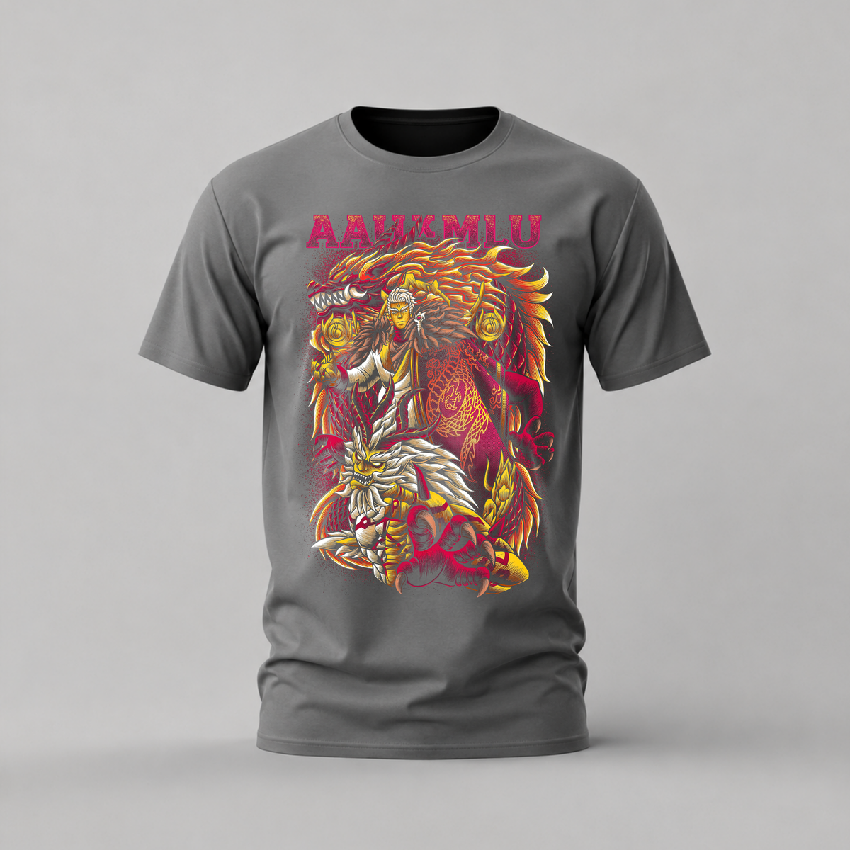 AAUKMLU DRAGON Graphic T-Shirt